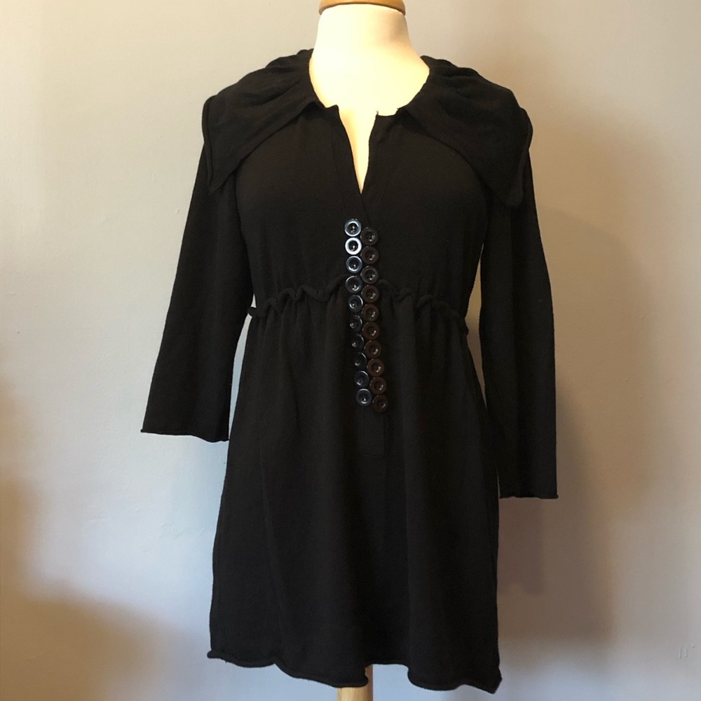 Black sweater dress